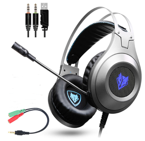 Auriculares Gaming NUBWO Wolf Bowang N2 - Headset Competitivo con Cable - Image 8
