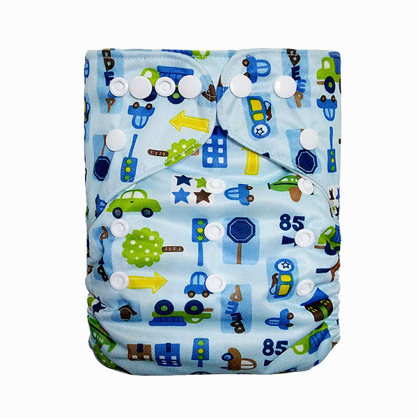 Pantalón de Pañal Doble Abotonado Lavable