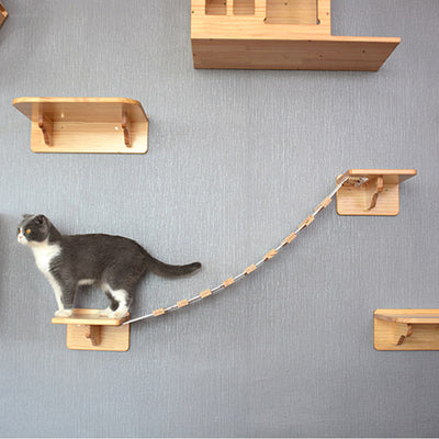 Árbol Rascador para Gatos de Madera Maciza - Image 3