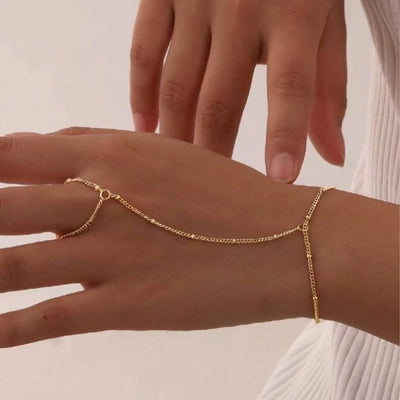 Pulsera Anillo Elegante de Lujo Minimalista