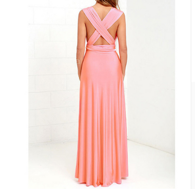 Vestido Largo Backless Multiusos para Fiestas y Bodas - Image 16