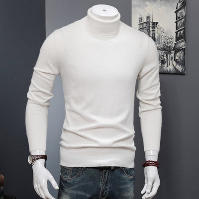 Suéter Cuello Alto Hombre Lana Merino Tejido Cálido - Image 10