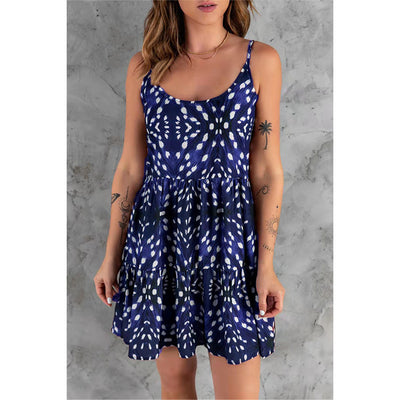 Vestido Bohemio Estampado de Tiras para el Día a Día - Image 16