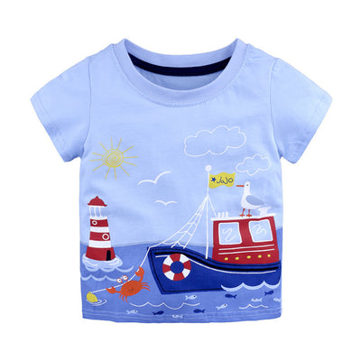 Playera Infantil Cuello Redondo con Estampado - Image 12