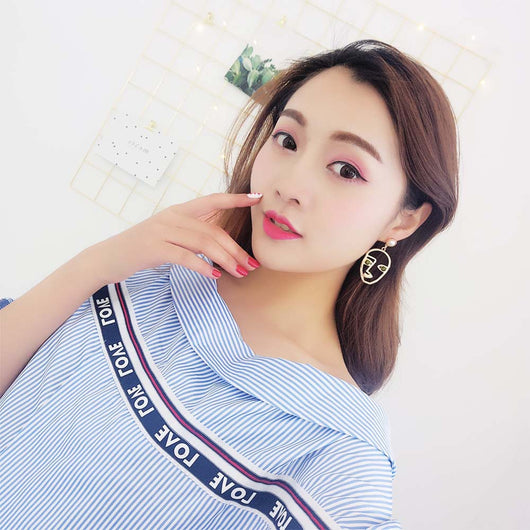 Aretes de Perla con Diseño de Personalidad Coreana - Image 11
