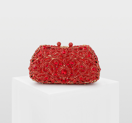 Bolso de Noche con Cristales Brillantes - Image 8