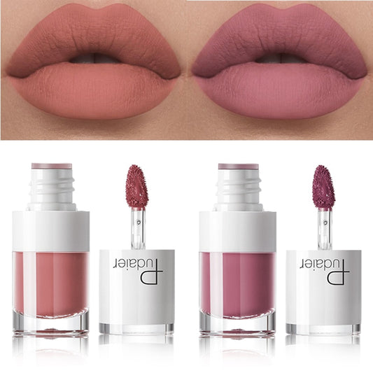 Labial Mate 16 Colores - Brillo Duradero y Humectante