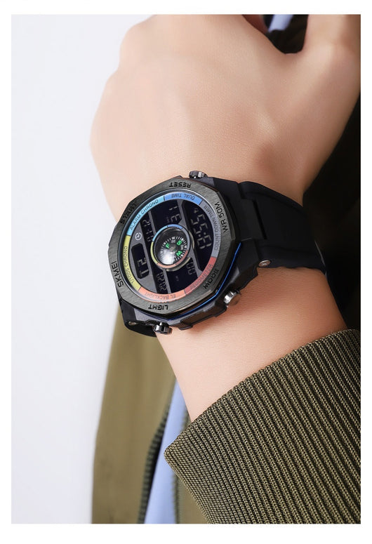 Reloj Deportivo Digital para Hombre con Brújula, Alarma y Luz Nocturna - Image 15