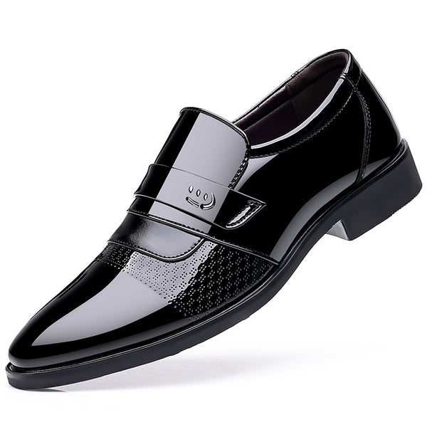 Zapatos Oxford Casuales de Cuero Charolado para Hombre - Image 3