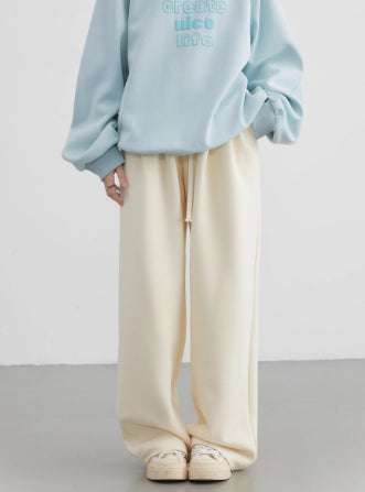 Pantalones Casuales de Cintura Alta con Cordón y Forro Polar - Image 18
