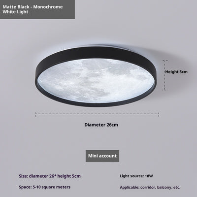Lámpara de Techo Moderna Moon - Diseño Creativo para Dormitorio - Image 15