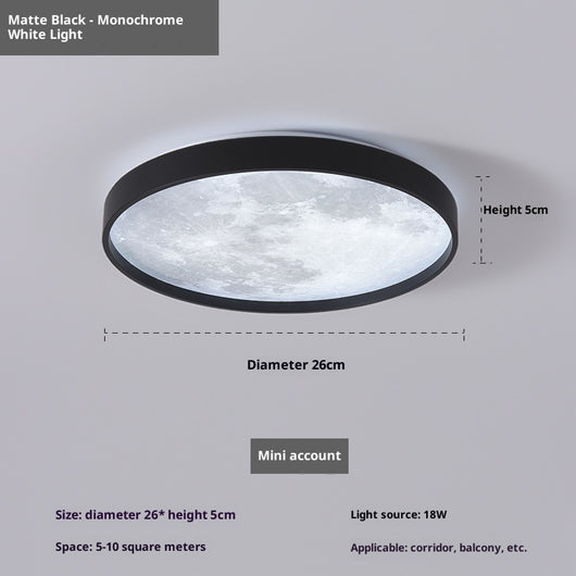 Lámpara de Techo Moderna Moon - Diseño Creativo para Dormitorio - Image 15