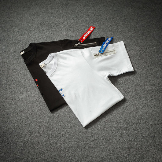 Playera de Manga Corta con Cierre de Cinco Puntos - Image 2
