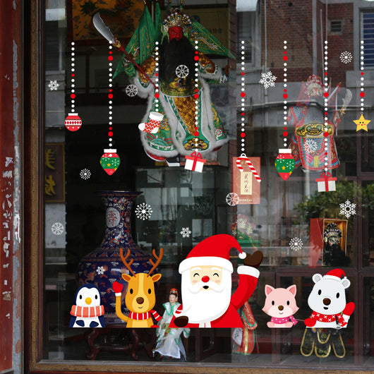 Adhesivos Navideños para Ventanas - Decoración Festiva Reutilizable - Image 4