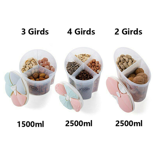Contenedor de Almacenamiento para Alimentos Secos y Cereales con Tapa Transparente - Image 4