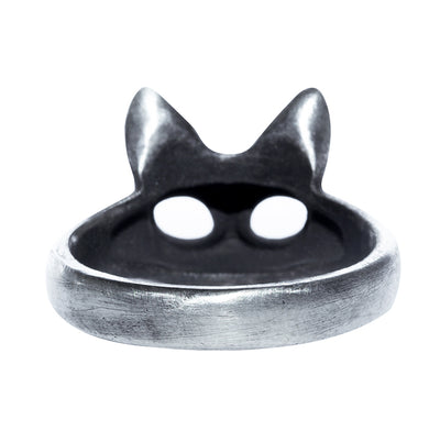 Anillo de Plata 925 con Diseño Exclusivo de Cabeza de Gato - Image 15
