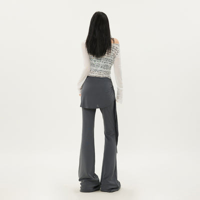 Pantalones Acampanados Cintura Baja Slim Fit - Image 3