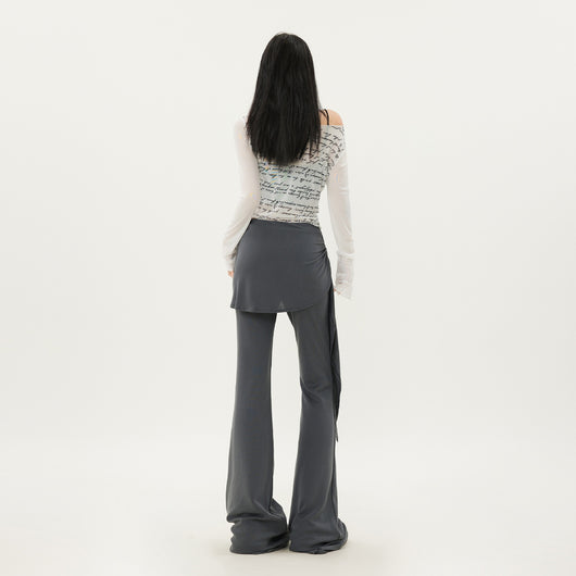 Pantalones Acampanados Cintura Baja Slim Fit - Image 3