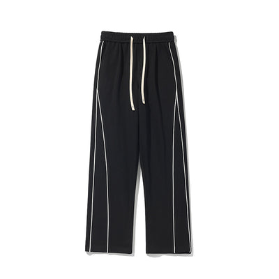 Pantalones de Buzo Hong Kong Cintura Blanca con Cinta - Image 5