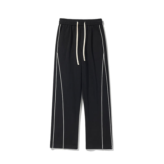 Pantalones de Buzo Hong Kong Cintura Blanca con Cinta - Image 5