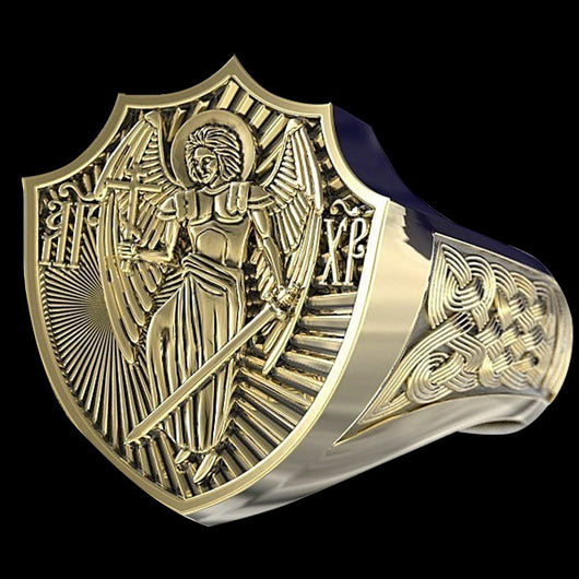 Anillo Ángel Griego de Bronce - Diseño Creativo Personalidad - Image 4