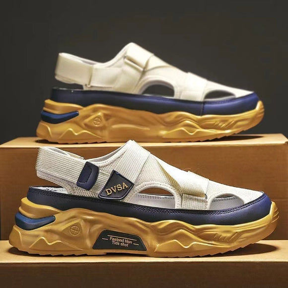 Sandalias Plataforma Hombre Verano Transpirables Antideslizantes