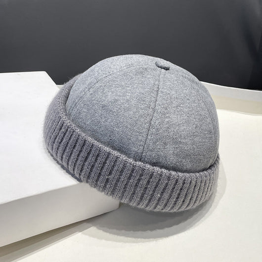 Boina de Gamuza y Terciopelo Otoño Invierno - Estilo Clásico Melón - Image 9