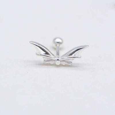 Aretes Mariposa Azul con Tornillo para Mujer - Image 8