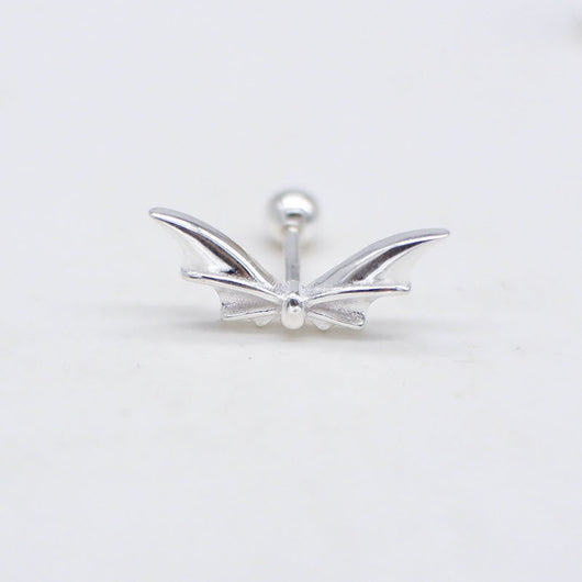 Aretes Mariposa Azul con Tornillo para Mujer - Image 8