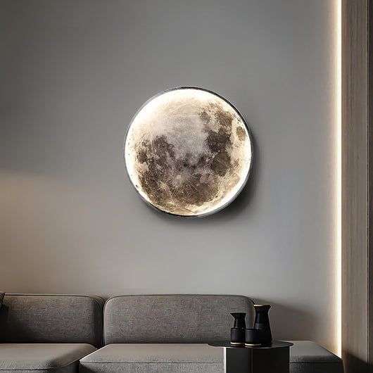 Lámpara Decorativa de Pared Luna para Dormitorio y Sala - Image 3