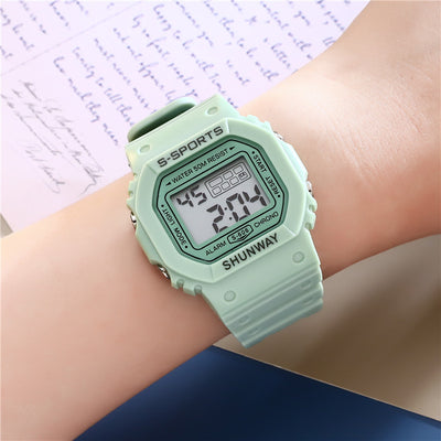 Reloj Electrónico Cuadrado Luminoso Resistente al Agua para Estudiantes - Image 2