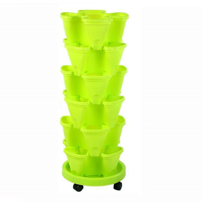 Macetero Apilable de 6 Niveles para Balcón y Jardín Vertical - Image 6