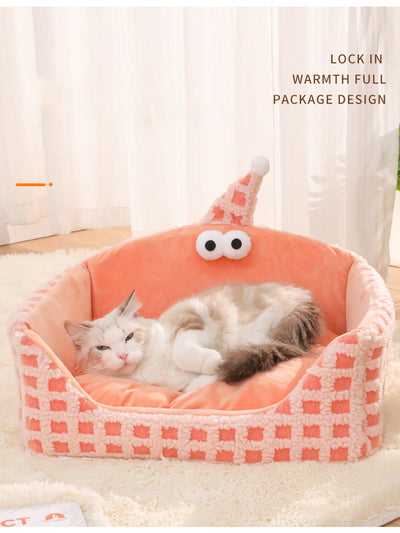 Nido Triangular Desmontable para Mascotas - Cama Térmica Acolchada para Gatos y Perros - Image 13