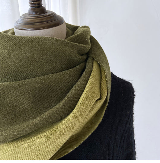Bufanda de Cachemira para Mujer - Combinación de Colores Otoño Invierno - Image 46
