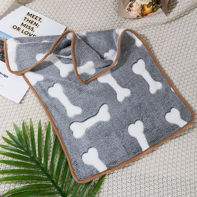 Manta Térmica Coral Fleece Cuatro Estaciones con Estampado de Perros y Gatos - Image 12