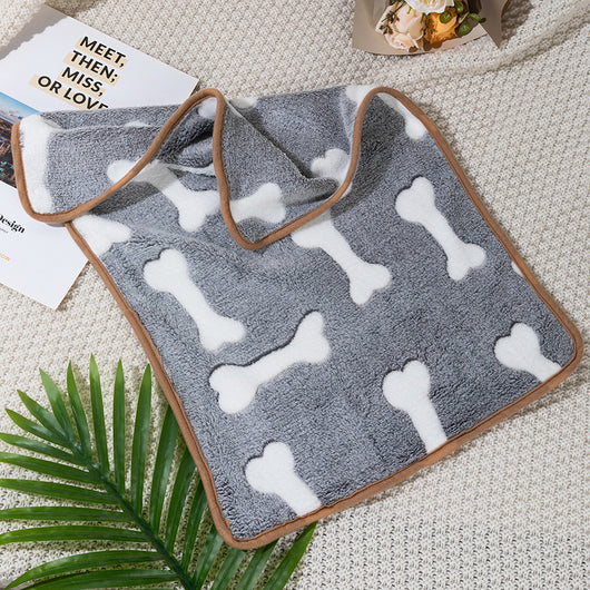 Manta Térmica Coral Fleece Cuatro Estaciones con Estampado de Perros y Gatos - Image 12