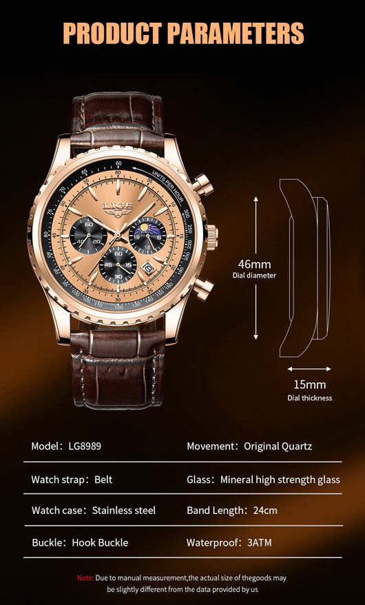 Reloj Deportivo Multifuncional Resistente al Agua para Hombre - Image 9