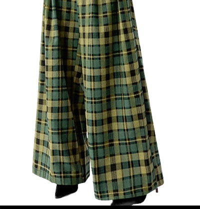 Pantalones Anchos de Cintura Alta Reductores Estilo Retro para Mujer - Image 11