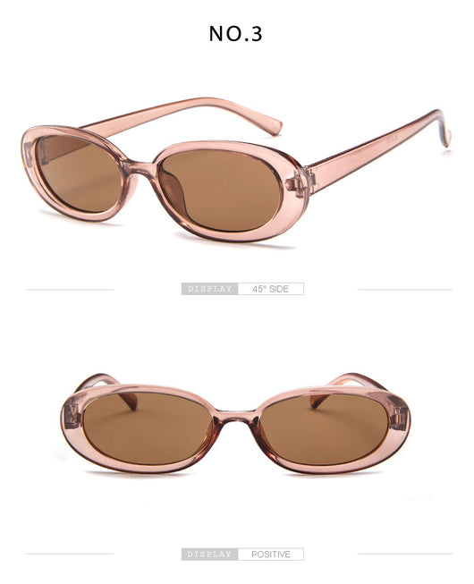 Gafas de Sol Ovaladas Trend Cow Print - Marco Pequeño Estilo Instagram - Image 18