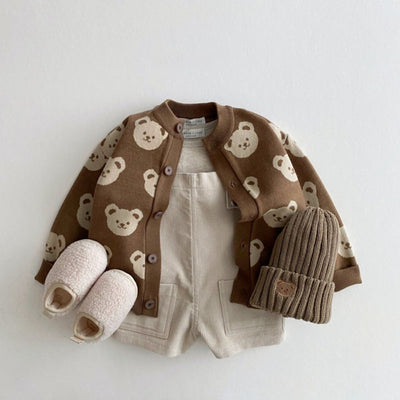 Suéter Abrigo Infantil Osito Adorable Cuello Redondo - Image 14