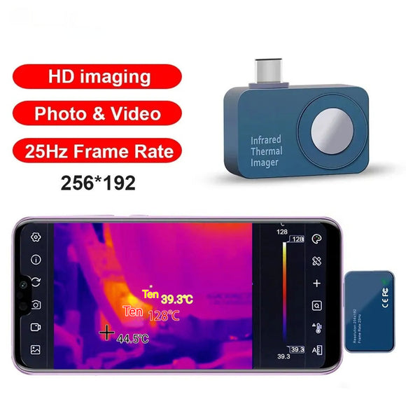 Cámara Térmica Portátil con Conexión Android