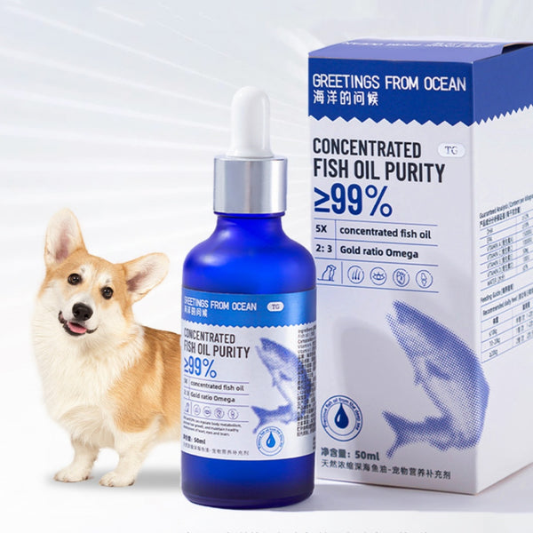Aceite de Pescado Profundo Noruego - Suplemento Nutricional para Perros y Gatos