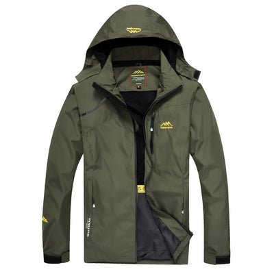 Chaqueta Deportiva Impermeable y Cortavientos para Montaña