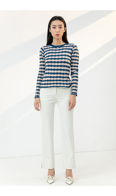 Pantalón Sastre Suelto de Cintura Alta para Mujer - Corte Recto y Drapeado - Image 7