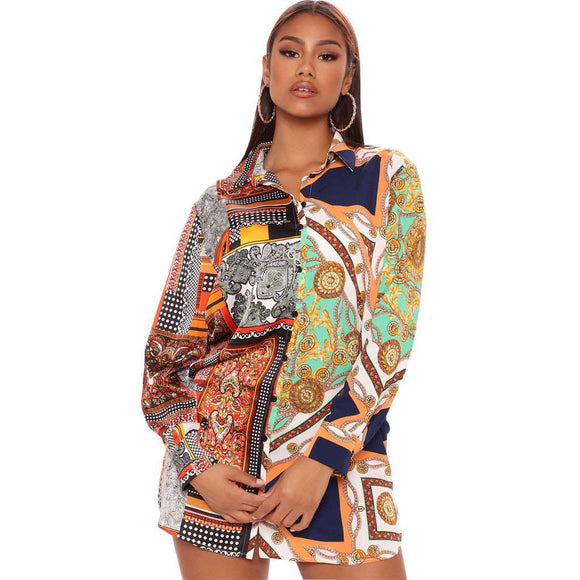 Vestido Camisero Casual para Mujer