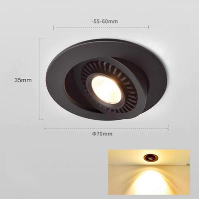 Lámpara LED Empotrada Elefante Redonda para Techo - Iluminación Moderna Sala y Pasillo - Image 5