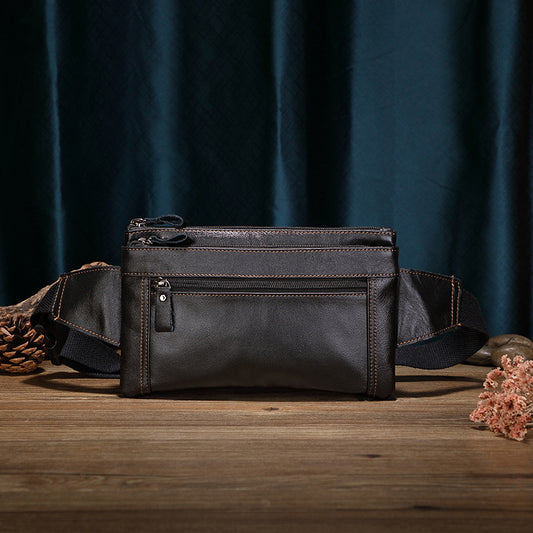 Bolsa de Cintura para Trabajo en Cuero Vacuno - Gran Capacidad e Impermeable - Image 2