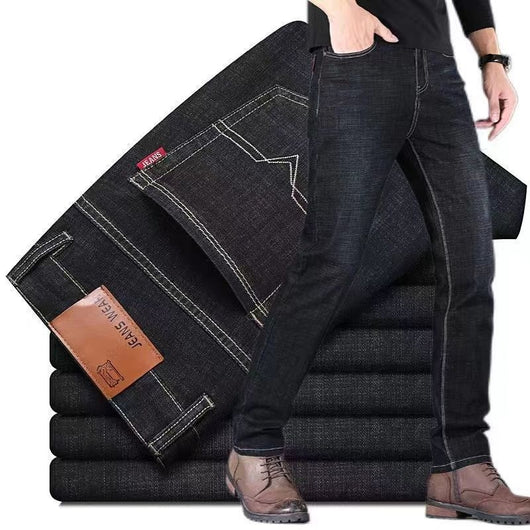 Jeans Ejecutivos de Verano para Hombre - Corte Recto Elástico y Cómodo - Image 7