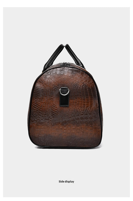 Bolsa de Viaje Deportiva para Hombre con Patrón Cocodrilo Personalizable - Image 13