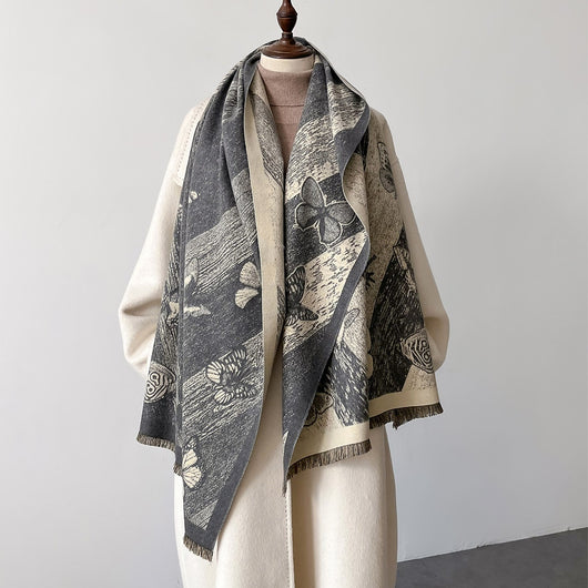 Pashmina Artificial Reversible Térmica - Chal Doble Cara para Aire Acondicionado - Image 18